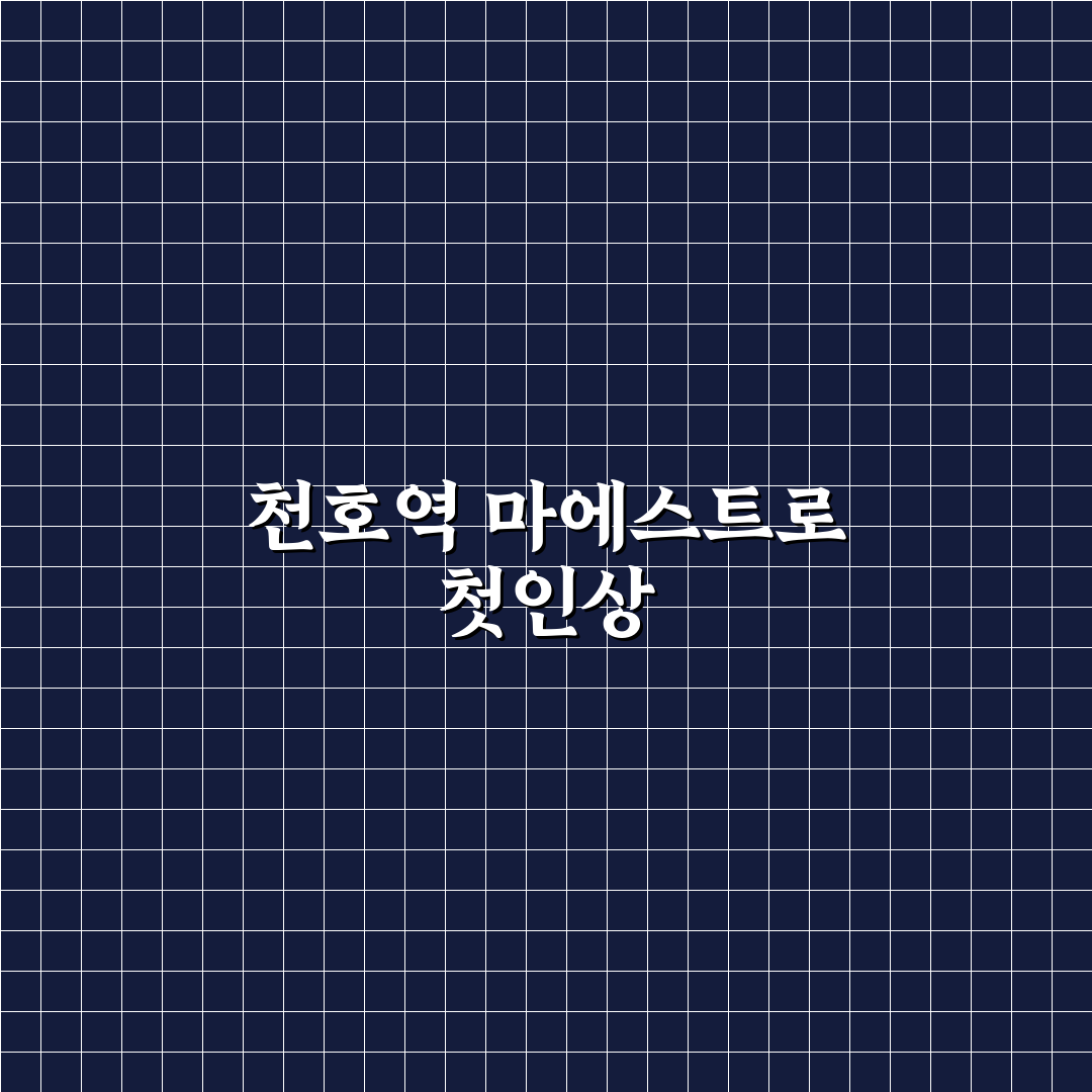 천호역 마에스트로 방문 후기, 분위기와 서비스 솔직히 말해보니