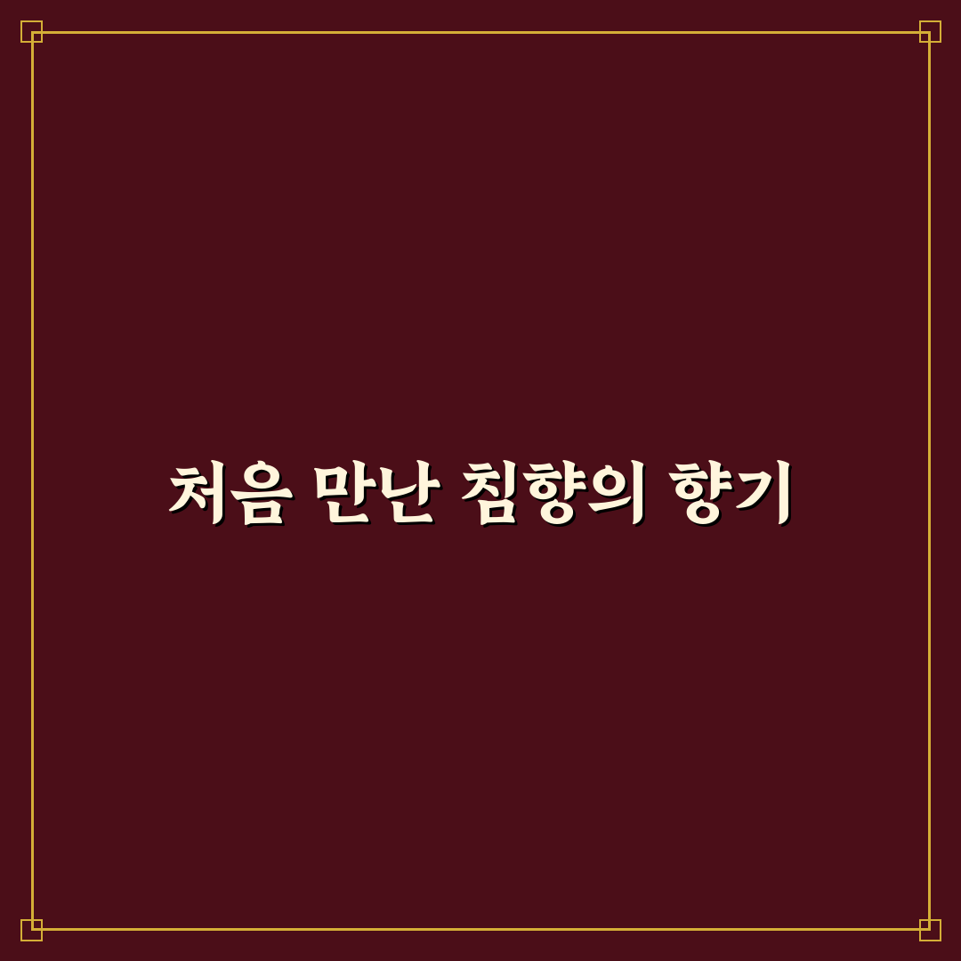 침향오일 효능 직접 써보니 편안함을 느낀 후기