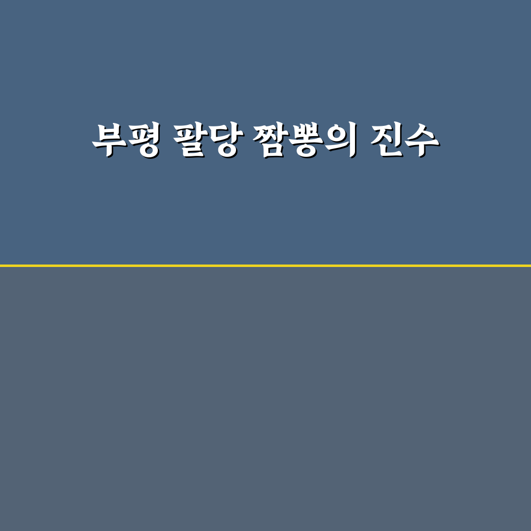 부평 팔당 짬뽕 맛과 특징 꿀팁 함께 알려드려요