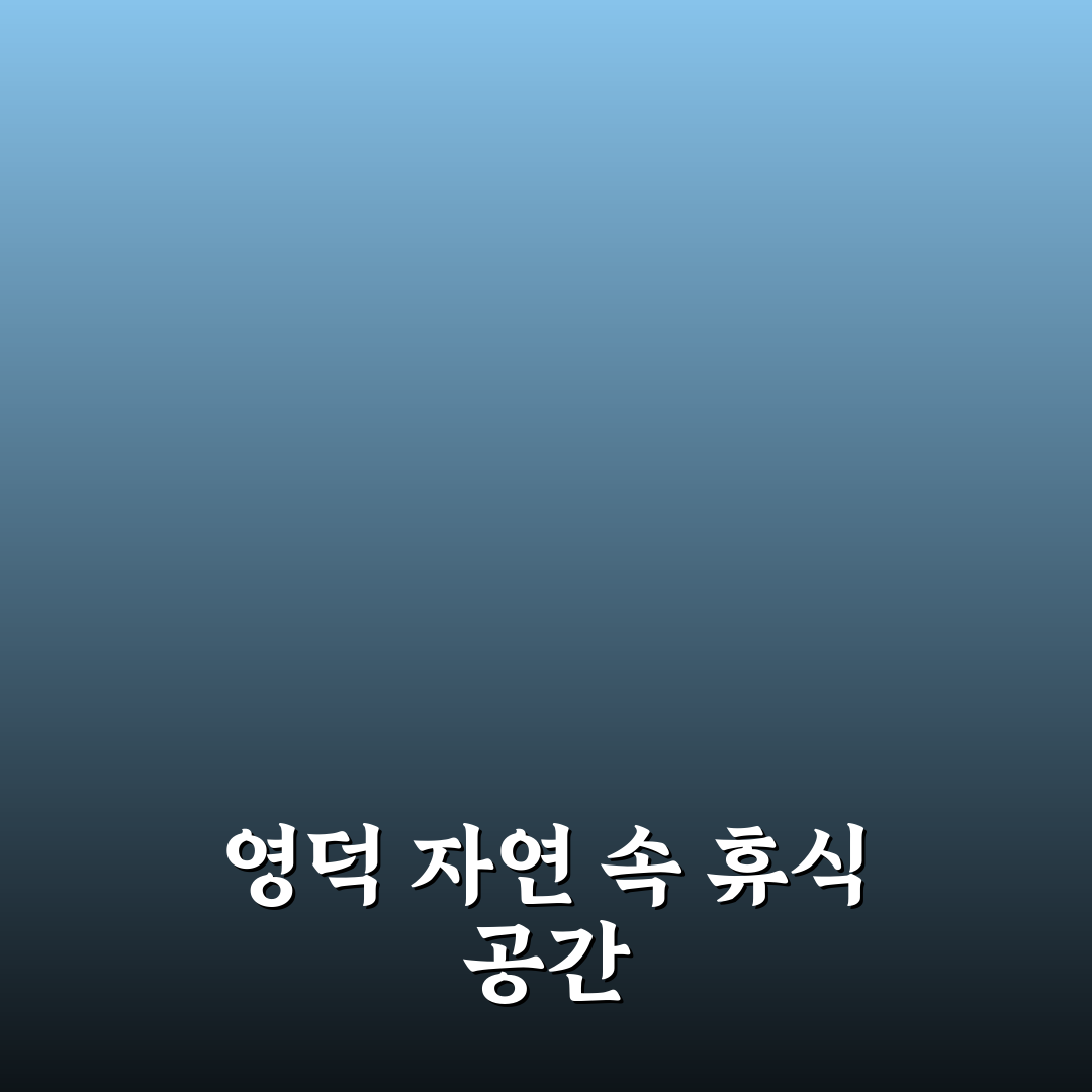 영덕 개미똥꾸펜션 예약과 이용 꿀팁 알려드려요