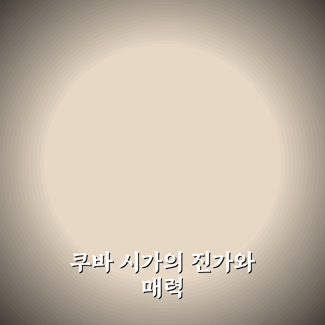 쿠바 시가 구매부터 보관까지 초보자 꿀팁 공유