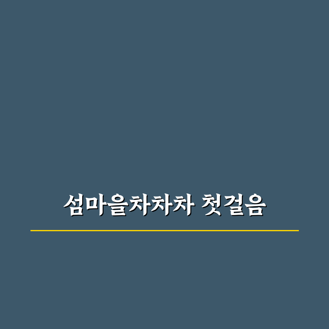 섬마을차차차 주요 요소별 비교와 시청 포인트 분석