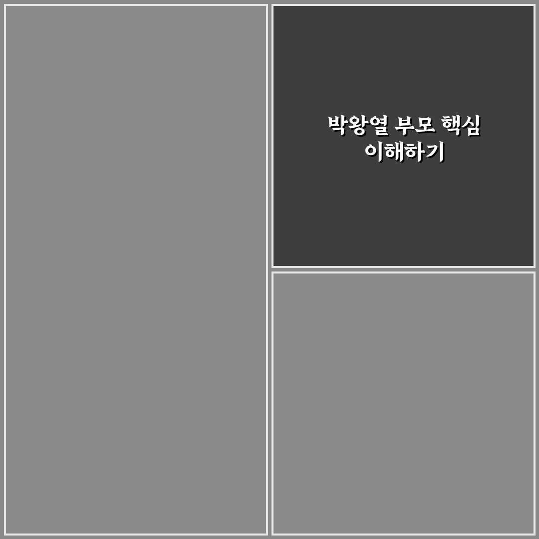 박왕열 부모 관계와 영향력 분석 5가지 기준 총정리