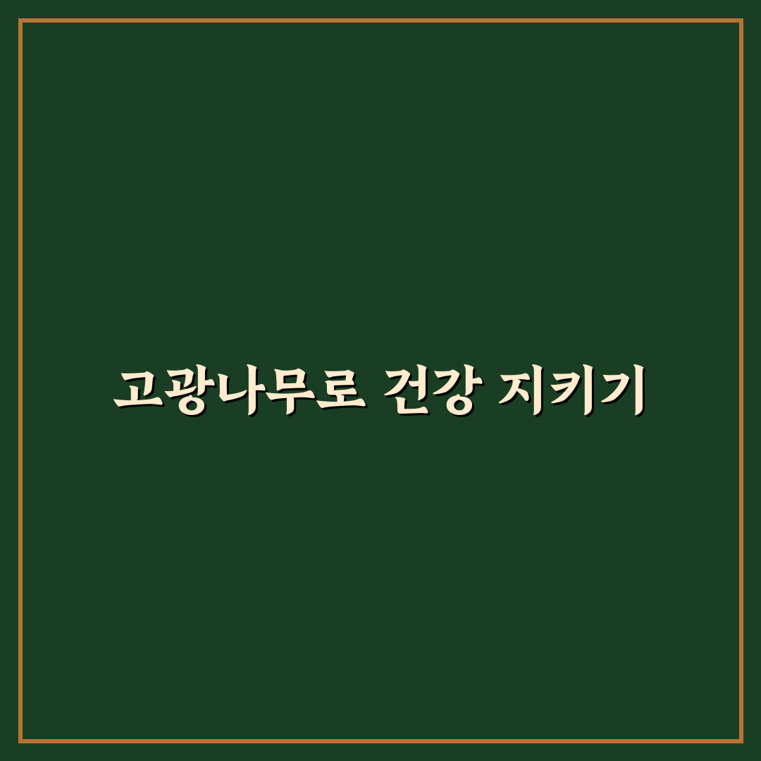 고광나무 효능과 활용 꿀팁 쉽게 알려드려요