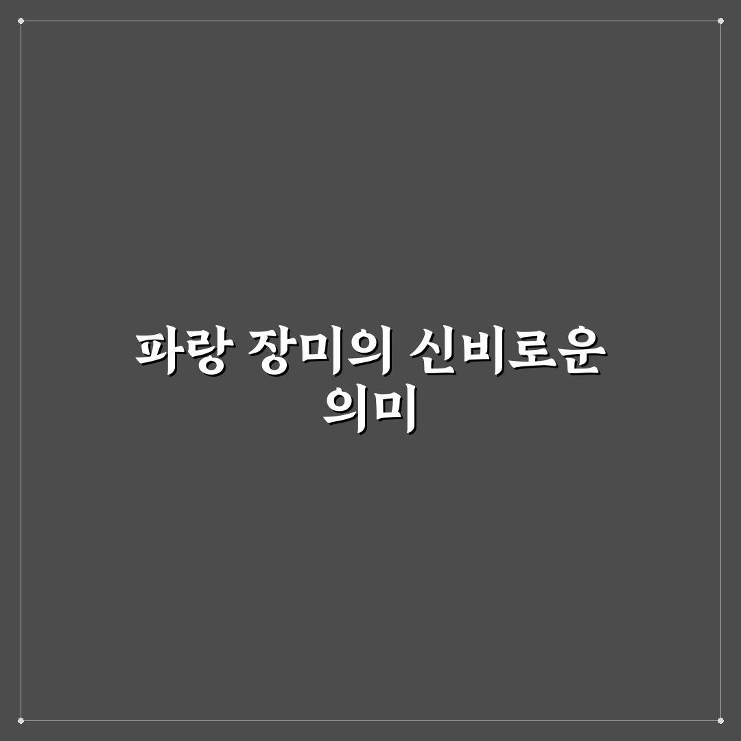 파랑 장미꽃 꽃말과 의미 쉽게 정리해드려요