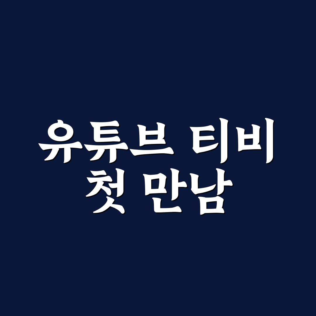 유튜브 티비 로그아웃 직접 이용해보니 알게 된 점