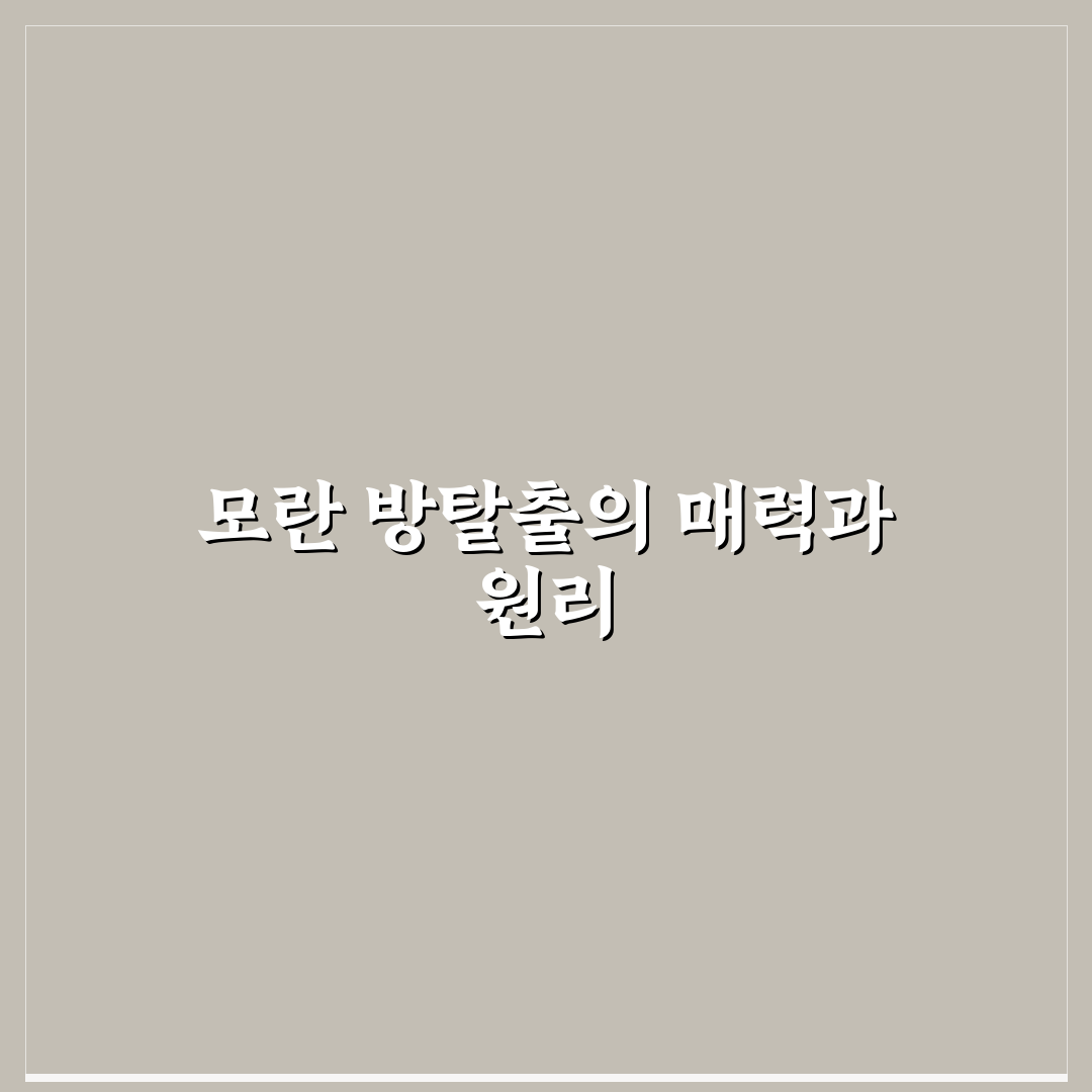 모란 방탈출 초보자를 위한 꿀팁과 후기 정리